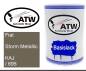 Preview: Fiat, Storm Metallic, KAJ / 695: 500ml Lackdose, von ATW Autoteile West.